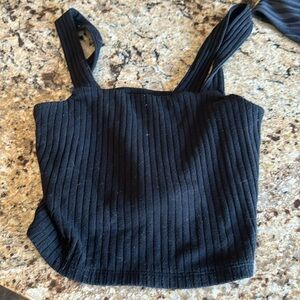 basic black tank, size xs but fits as a xs/s